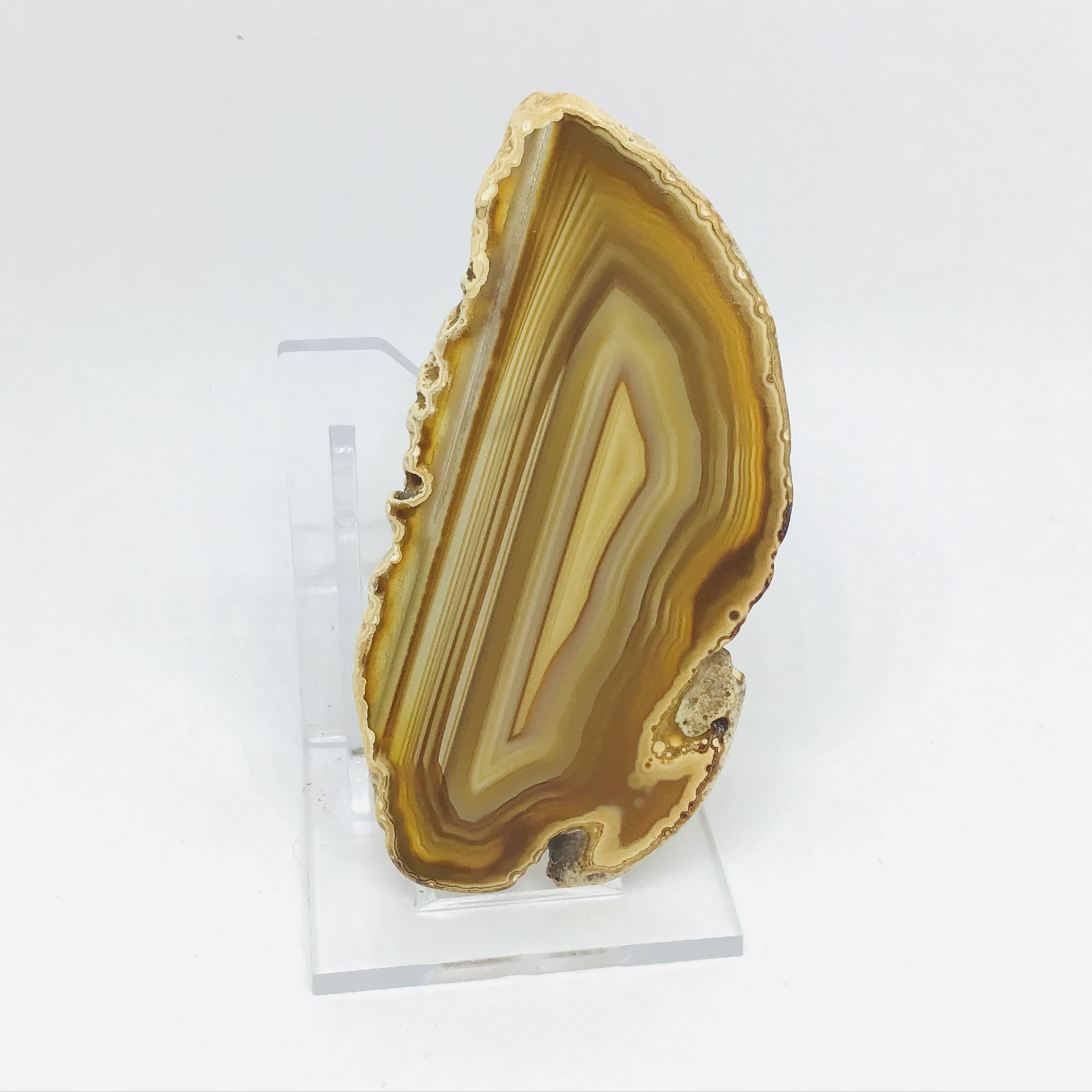 Achátové plátky přírodní