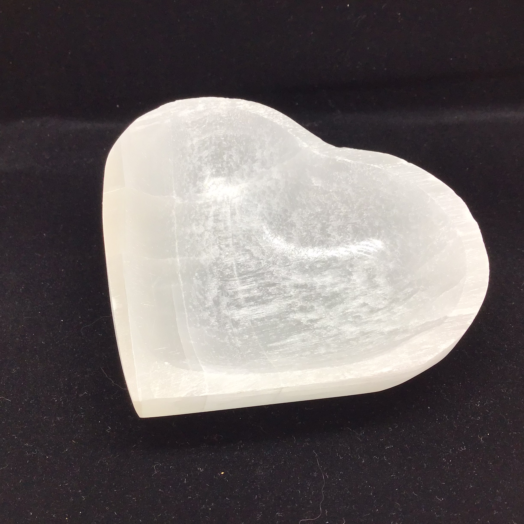 Selenitová miska-srdce