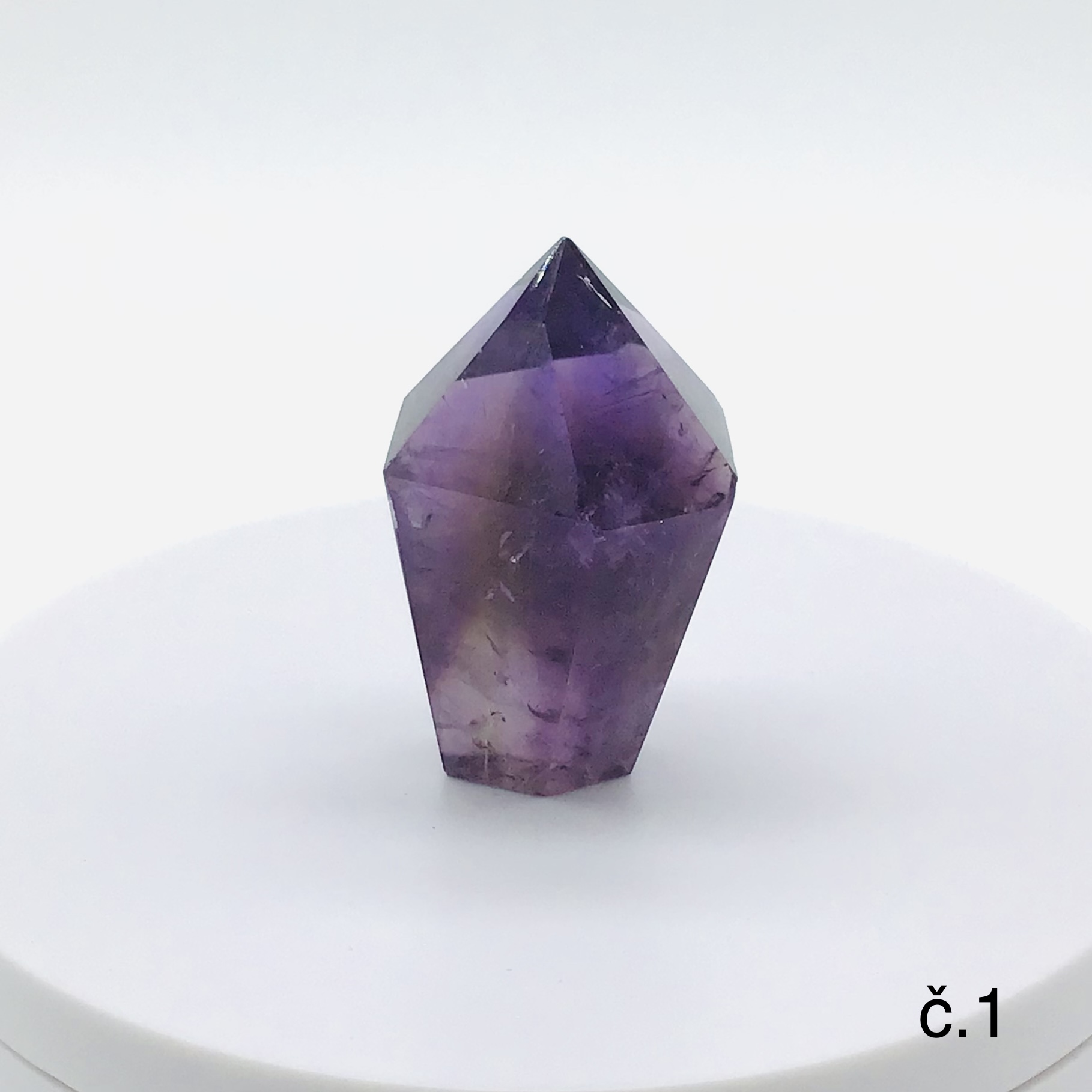 Ametyst broušené hroty