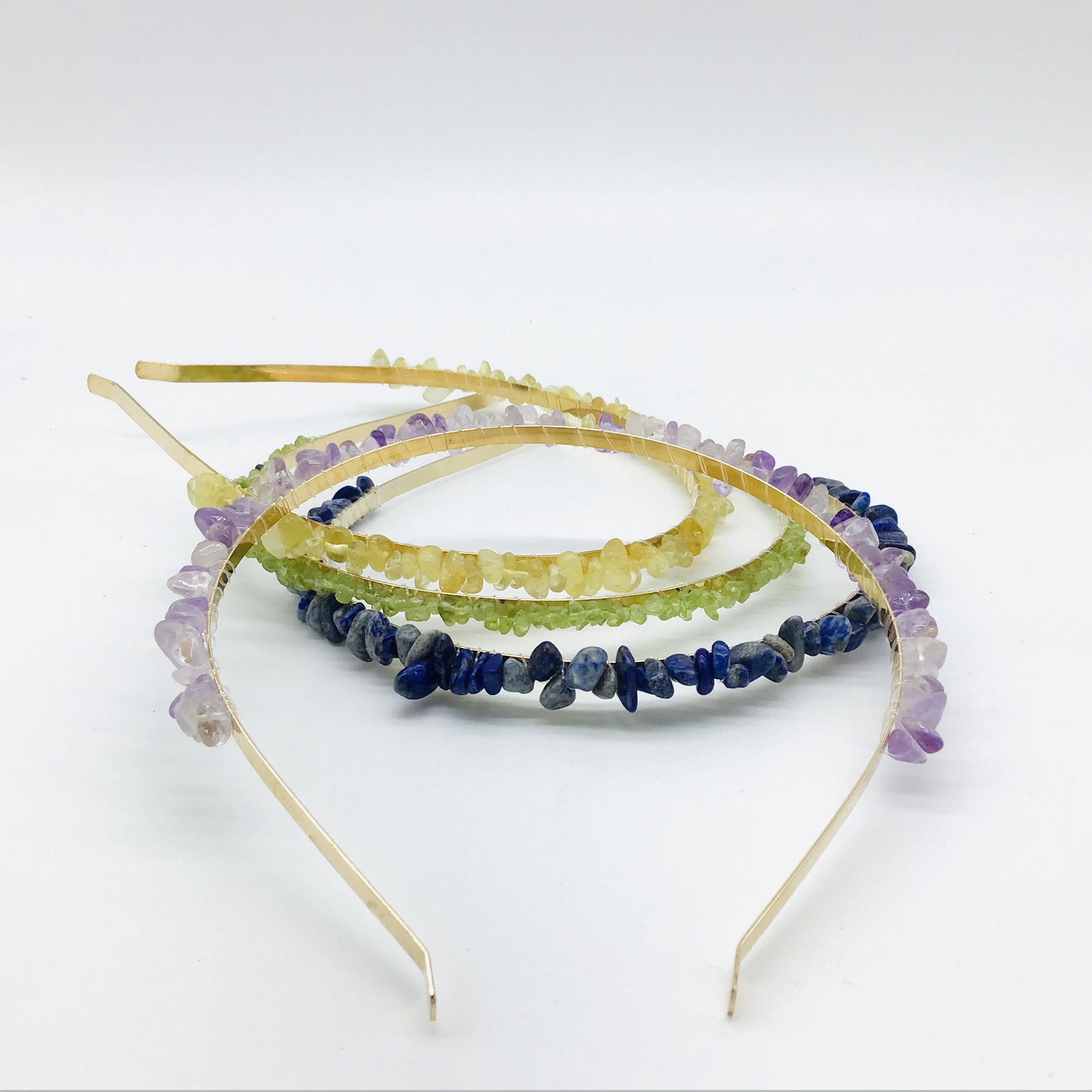 Čelenka s minerály