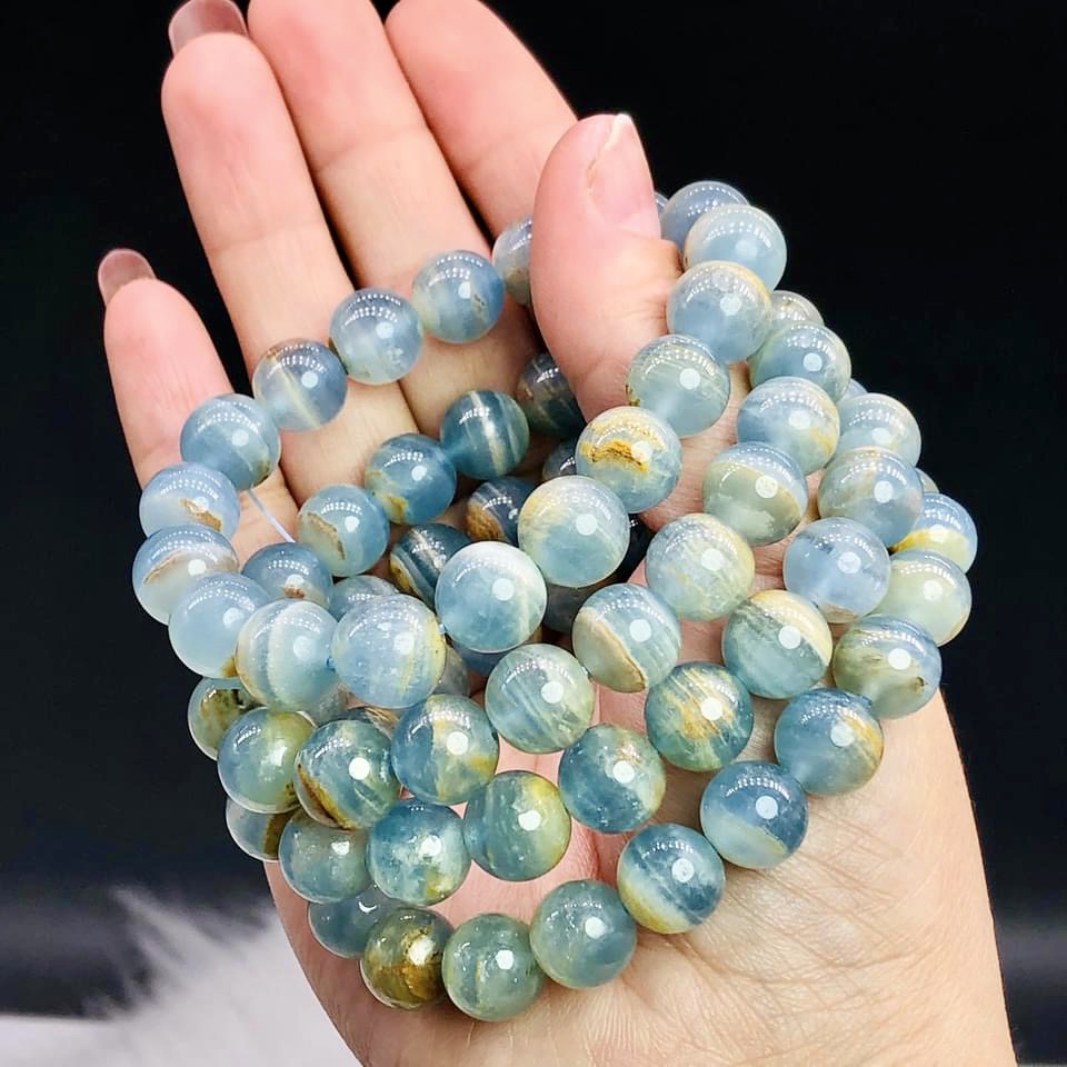 Modrý onyx náramek