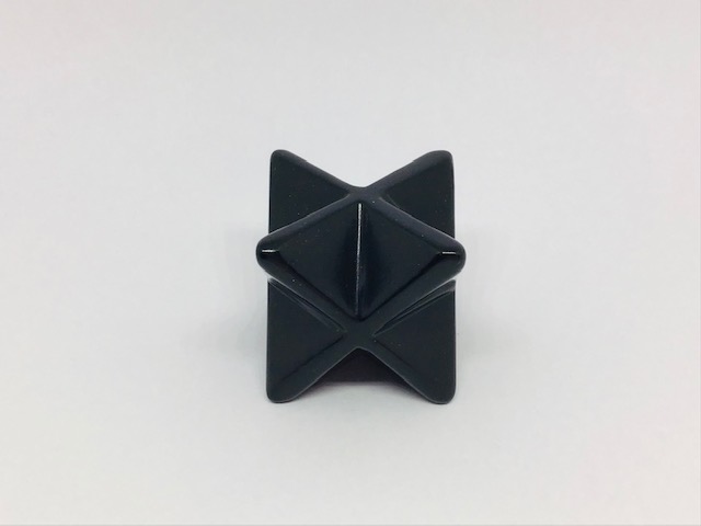 Šungitová merkaba leštěná