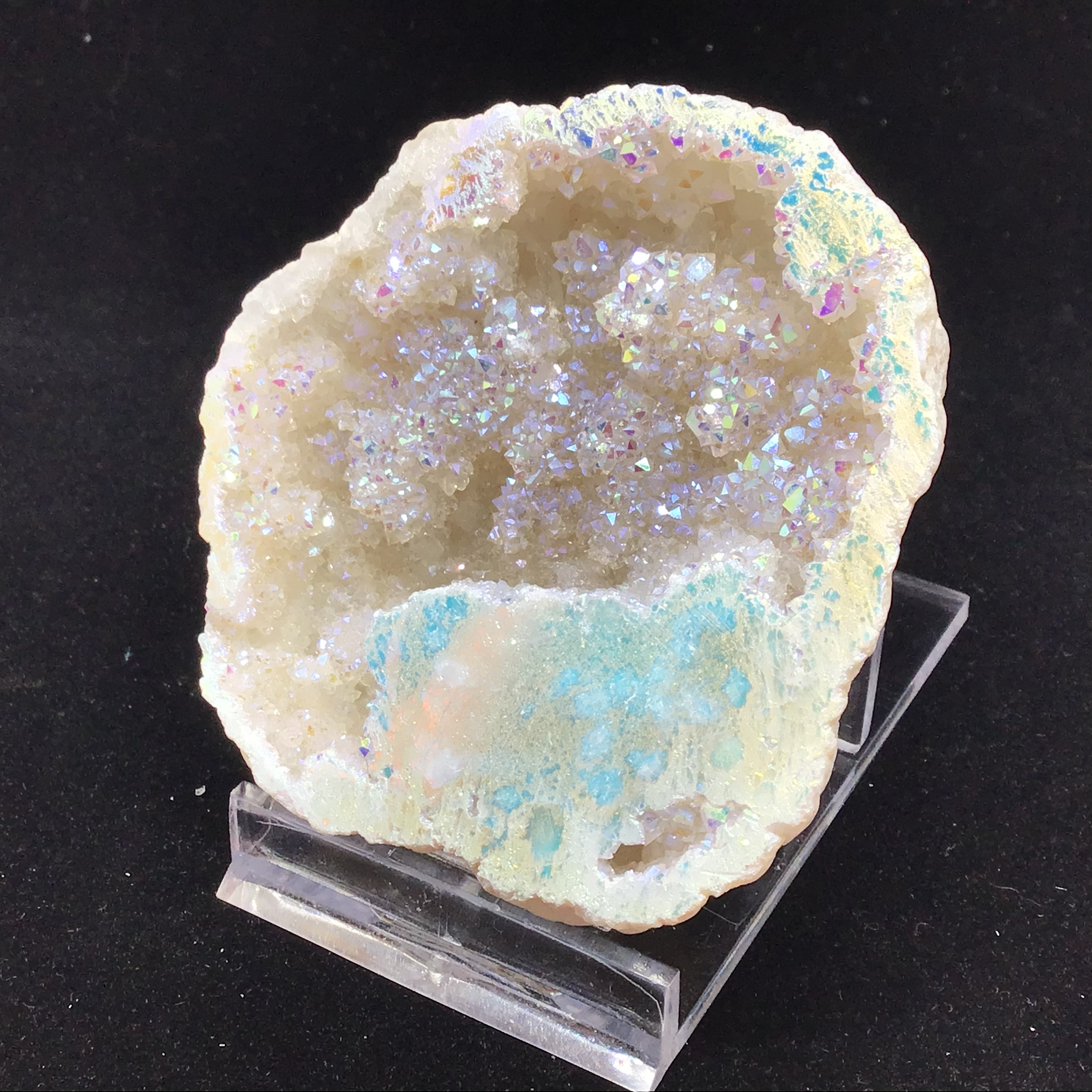 Achátová aura geoda