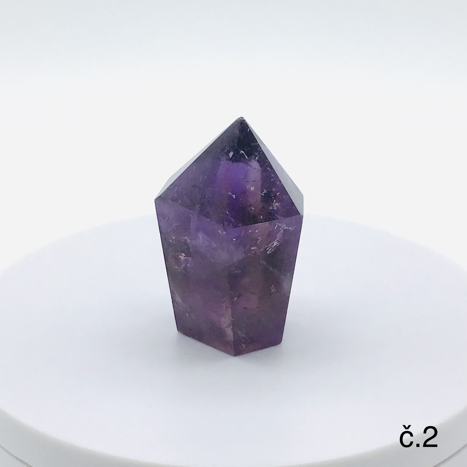 Ametyst broušené hroty