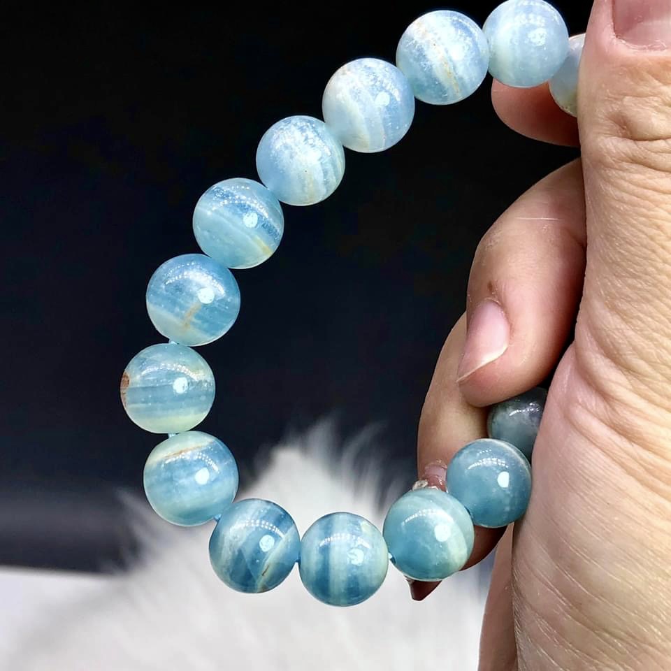 Modrý onyx náramek