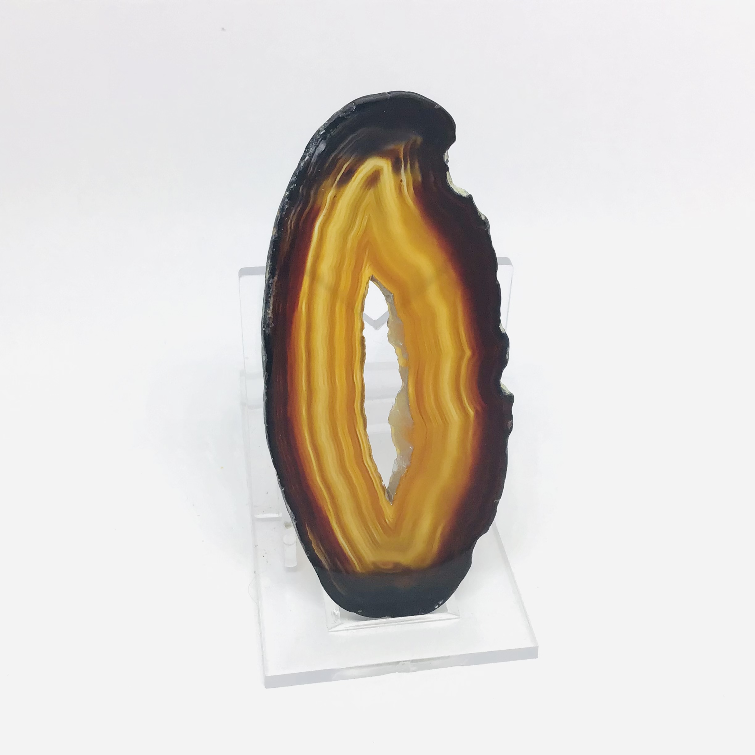 Achátové plátky přírodní