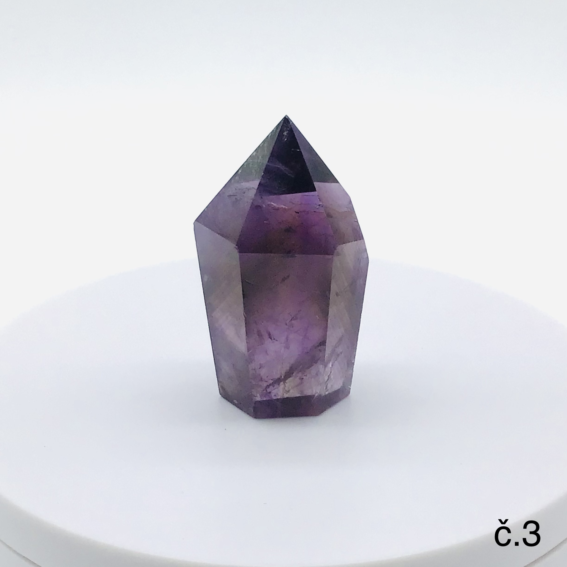 Ametyst broušené hroty