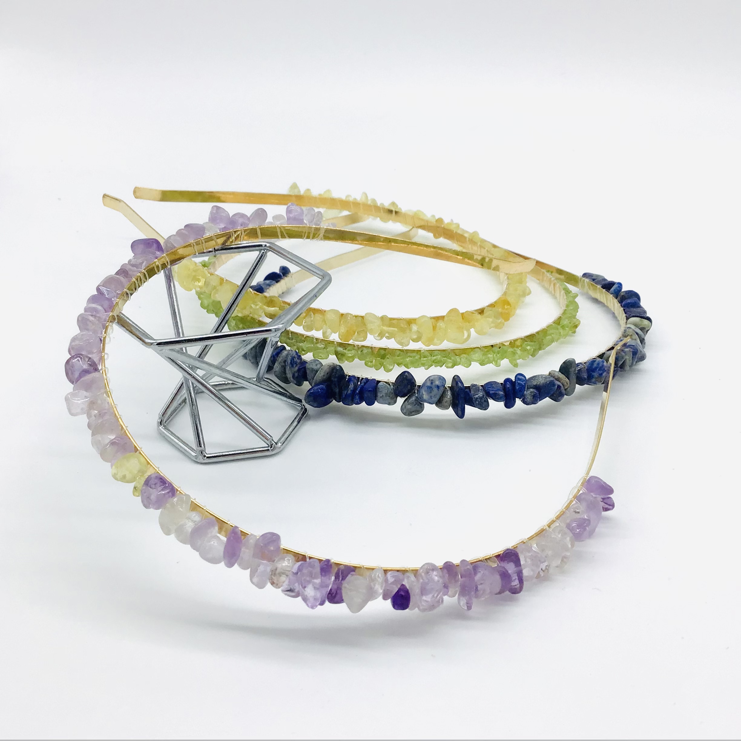 Čelenka s minerály