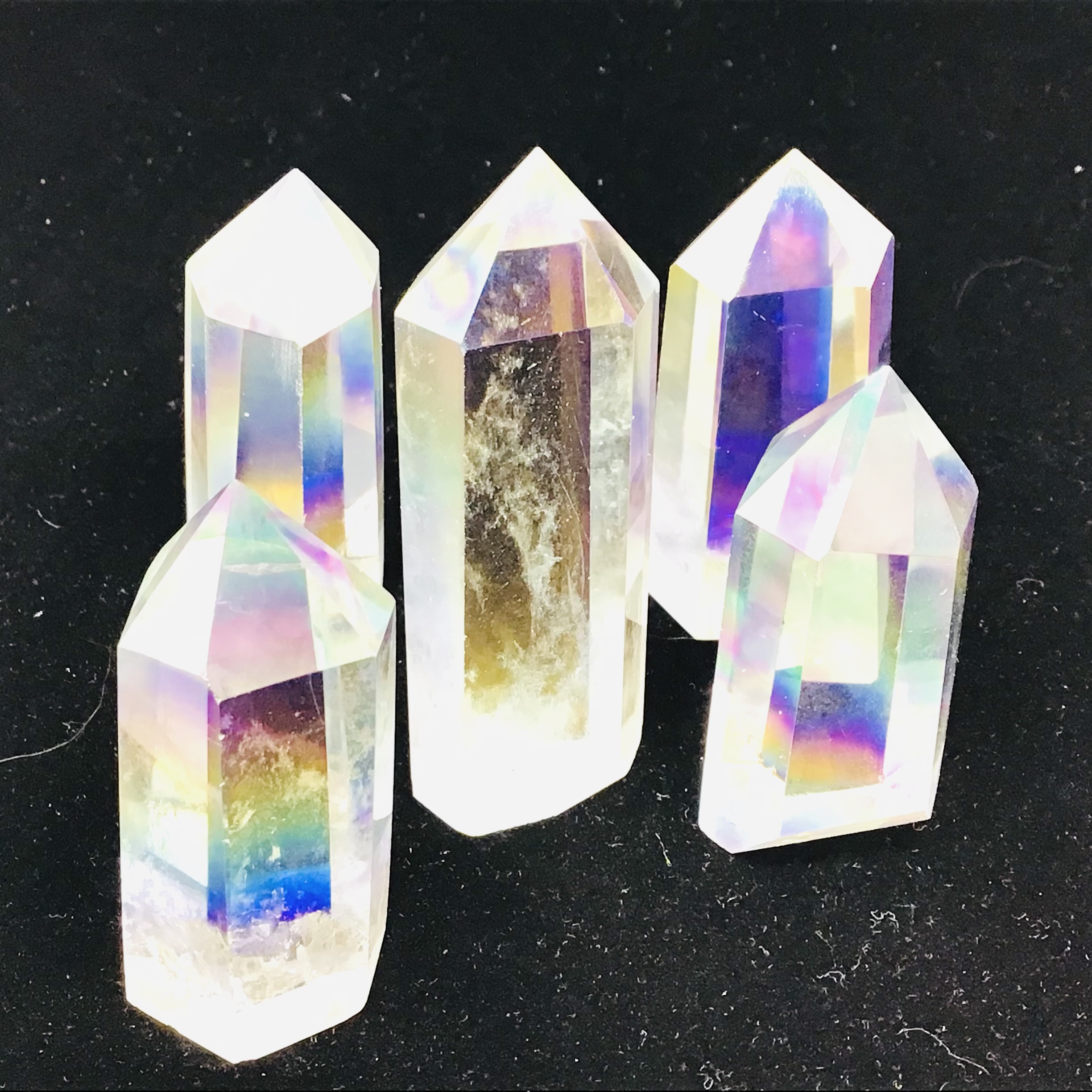 Křišťál opálová aura