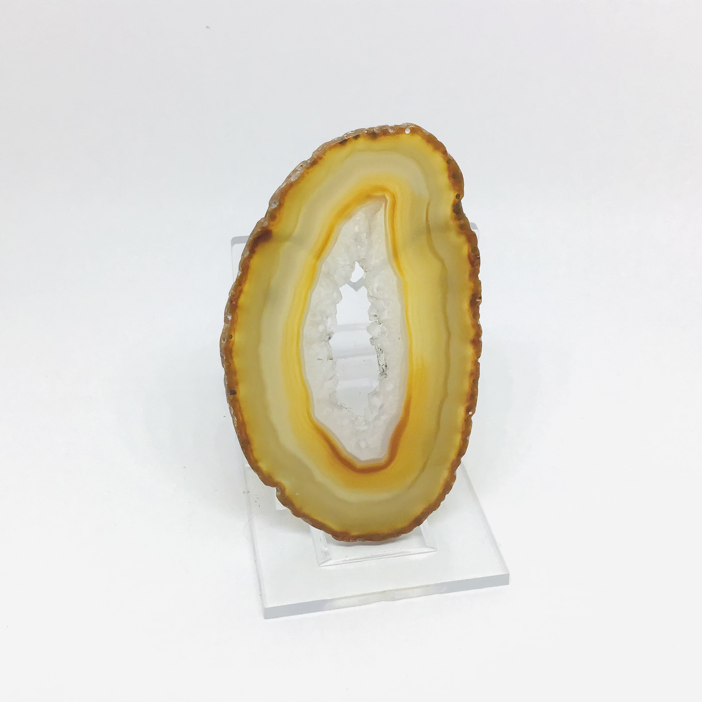 Achátové plátky přírodní