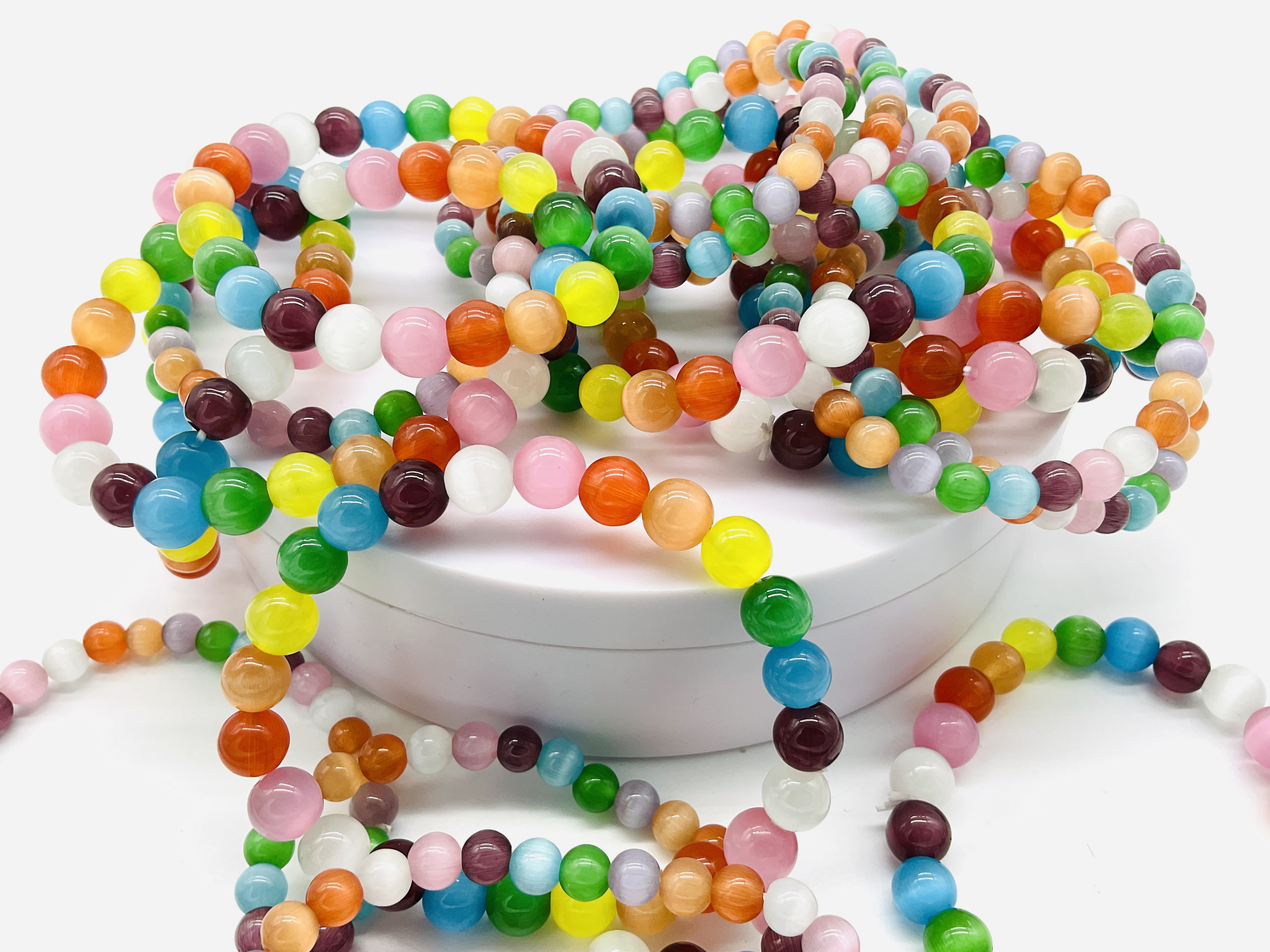 Selenit aura náramek