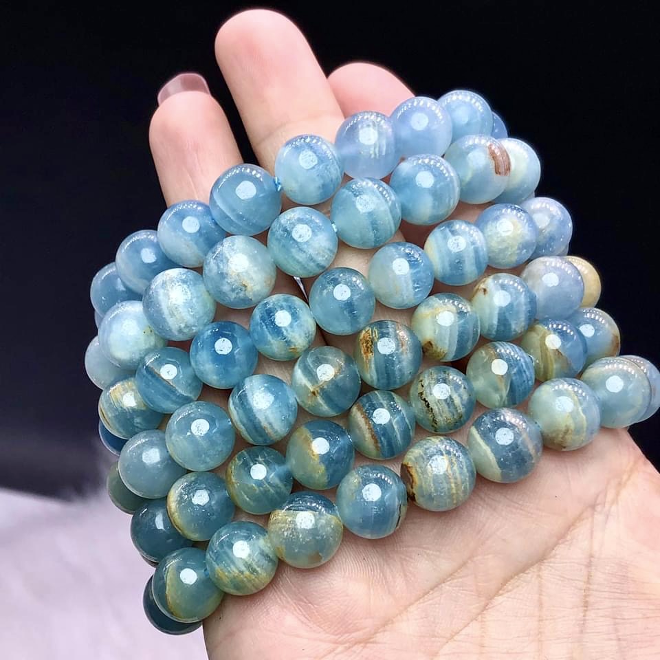 Modrý onyx náramek