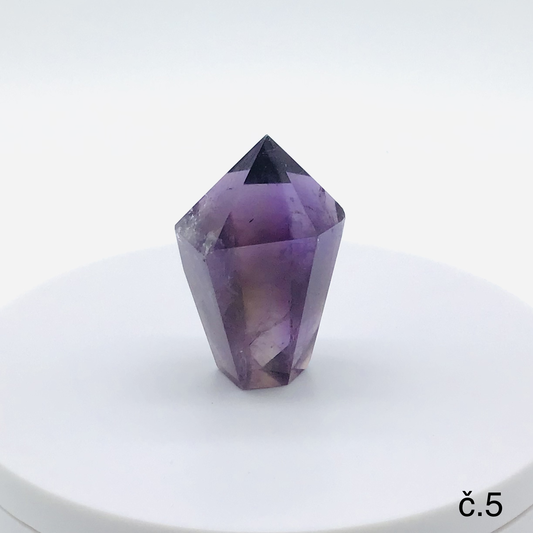 Ametyst broušené hroty