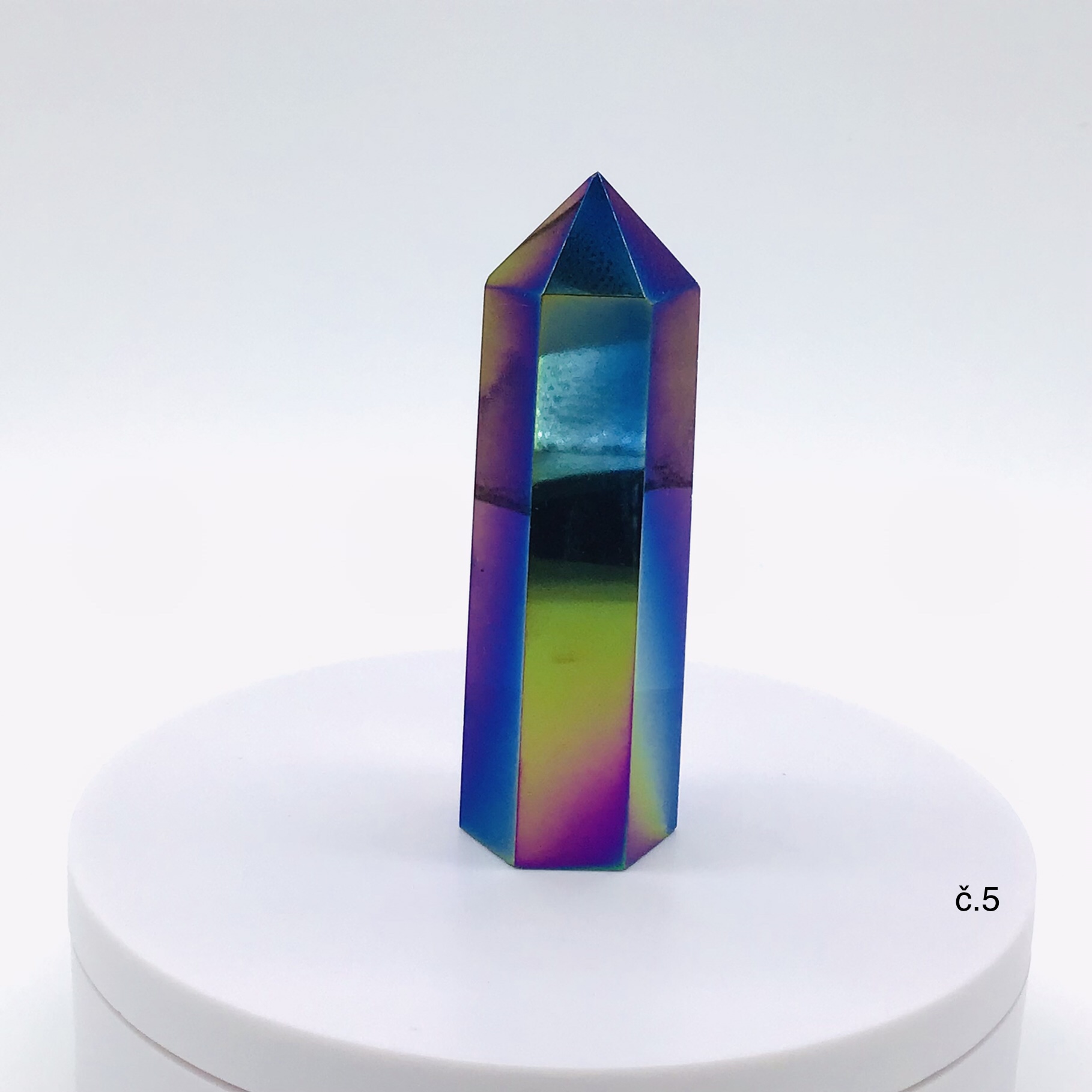 Obsidián titanová aura