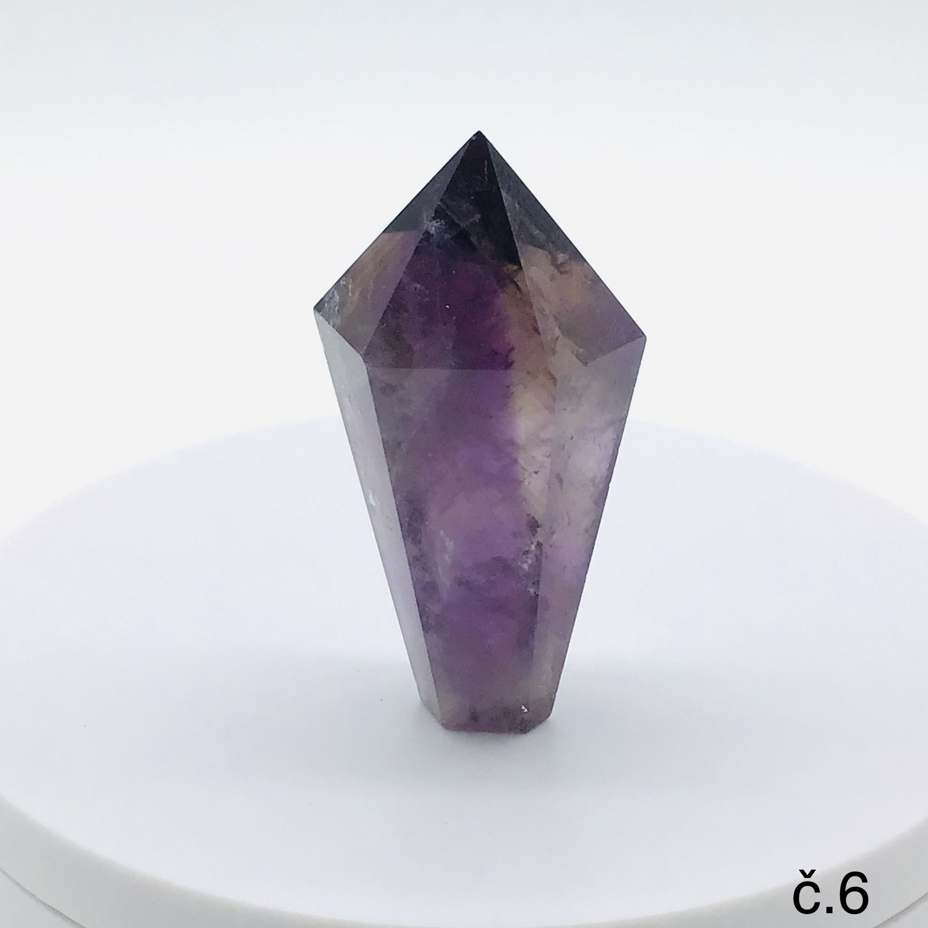 Ametyst broušené hroty