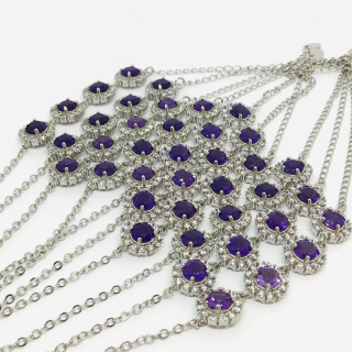 Ametystový náramek