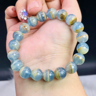 Modrý onyx náramek