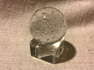 Křišťálová koule+podstavec