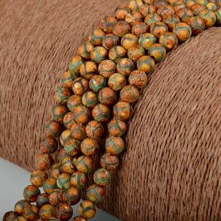 Achátové korálky 8 mm