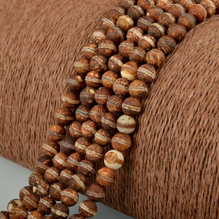 Achátové korálky 8 mm