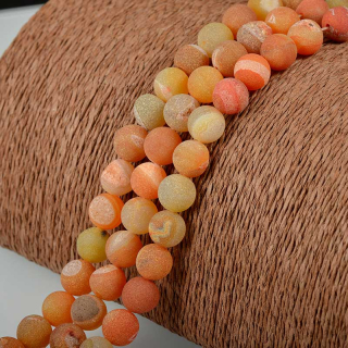 Achátové korálky 8 mm