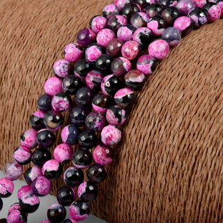 Achátové korálky 8 mm