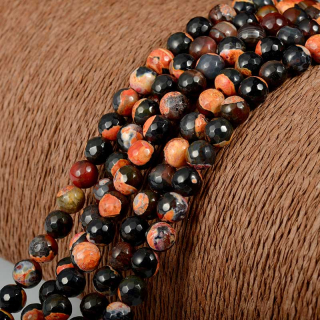 Achátové korálky 8 mm