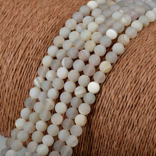 Achátové korálky 8 mm