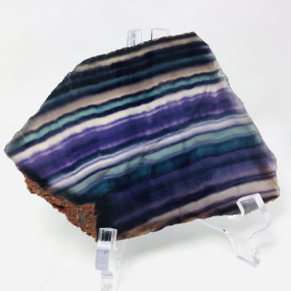 Fluorit duhový-leštěný plát