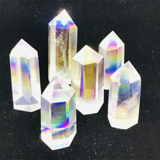 Křišťál opálová aura